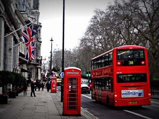 Londres cabine et bus